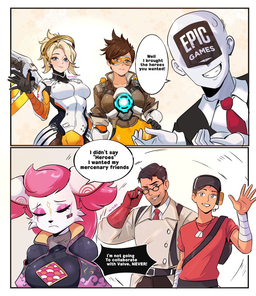 Heroes or Mercenaries? 🛠️💊

#Fortnite #FortniteArt #FortniteChapter7 #TeamFortress2 #Overwatch