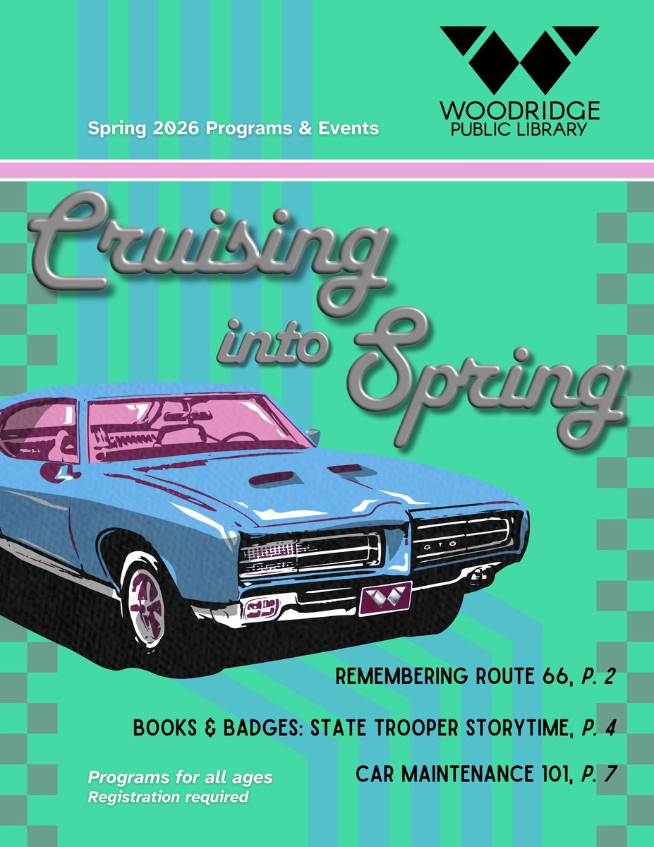 Spring program registration is now open! Register today: woodridgelibrary.org/events/month/2…
