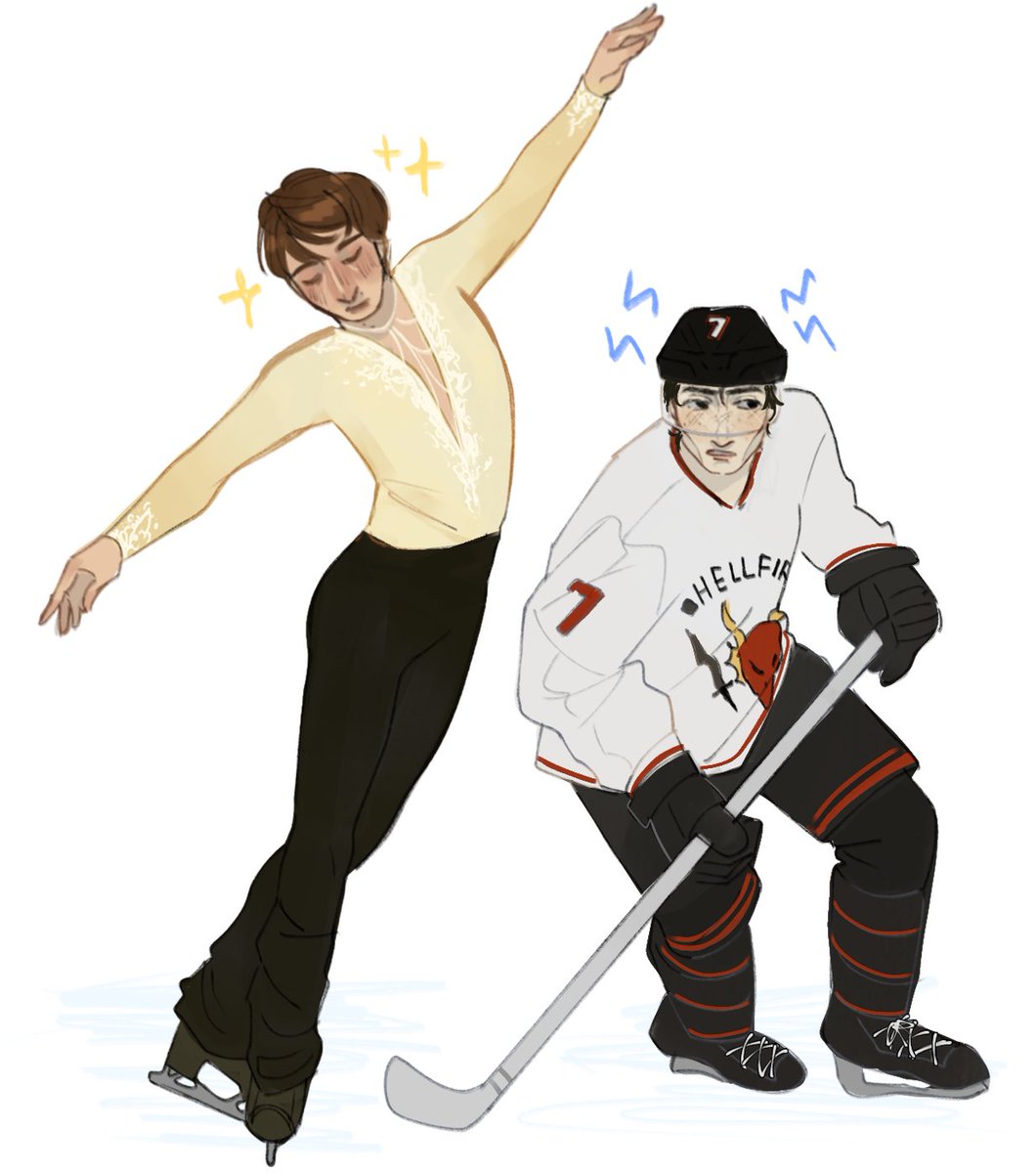 hockey player and figure skater byler
#byler