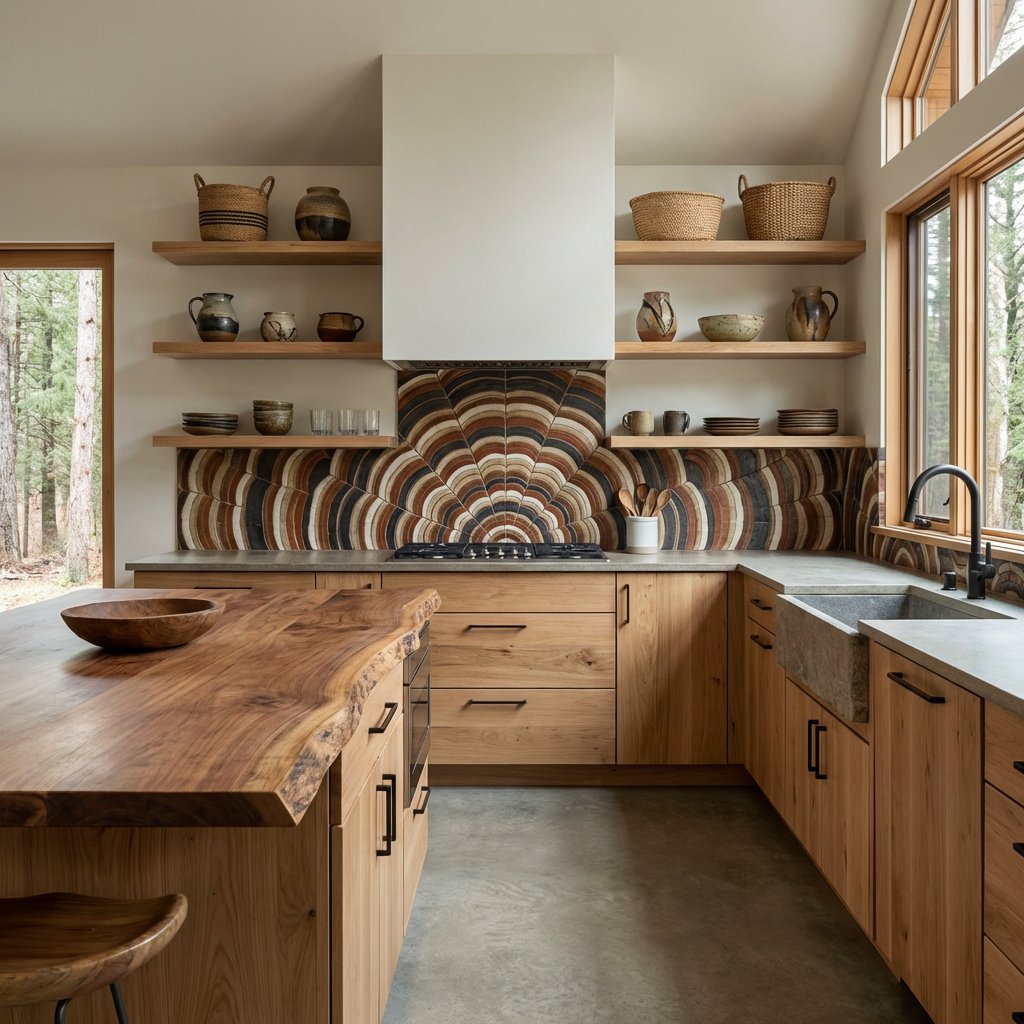 2026 surprise new kitchen trend: Turkey Tail inspired kitchens 🍄🤎 

#KitchenTrends2026 #TurkeyTail #Mushrooms