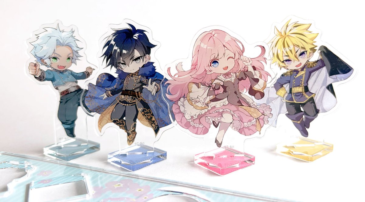 アクリルスタンドセットは、4人がセットになったスペシャルな商品です
