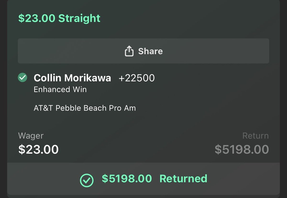 SteadyLockss's tweet photo. Let’s fkn go #PebbleBeachProAm #PGATOUR #ColinMorikawa ⛳️ https://t.co/I2DpD20uDM