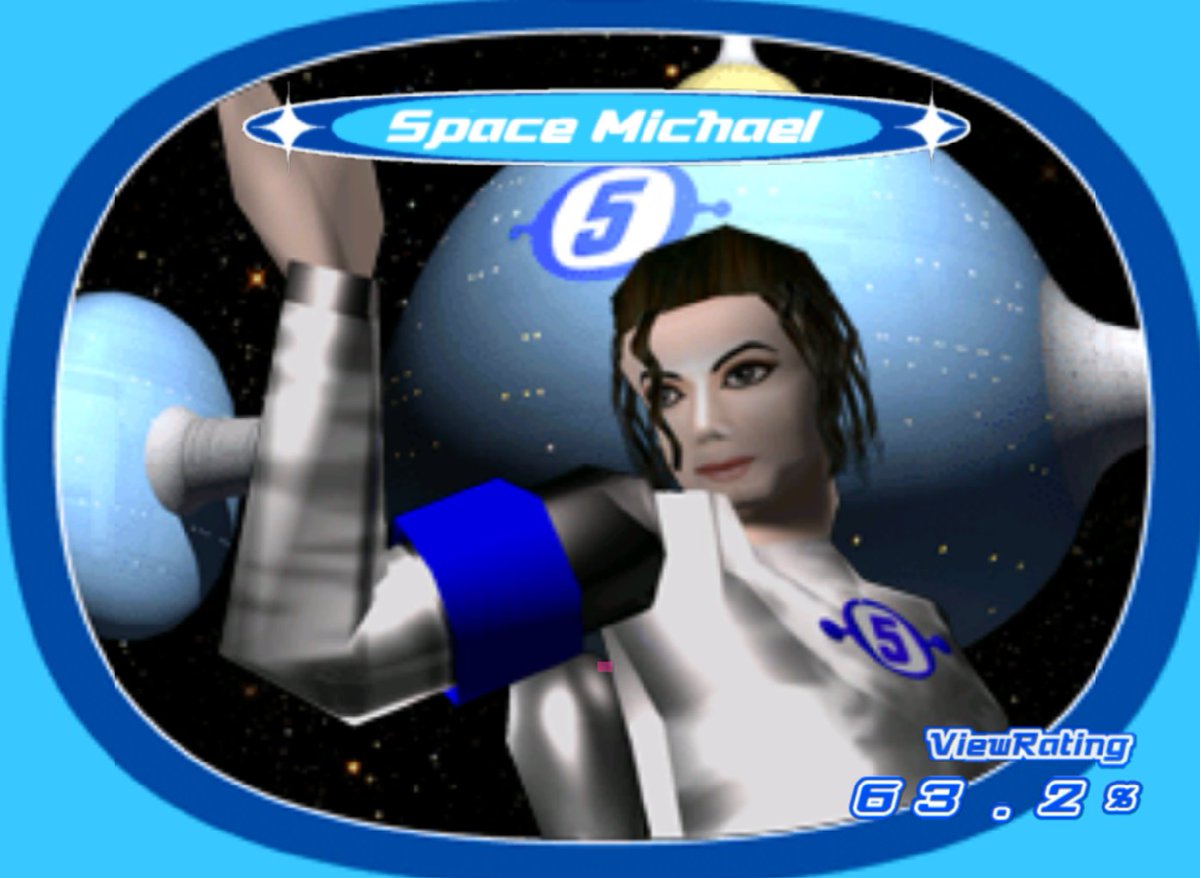 MICHAEL JACKSON IN SPACE CHANNEL 5?