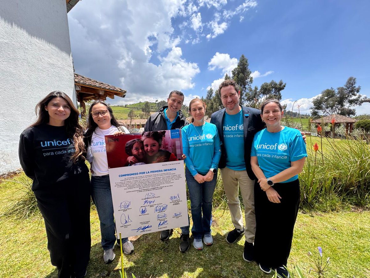 UNICEF Ecuador tweet media