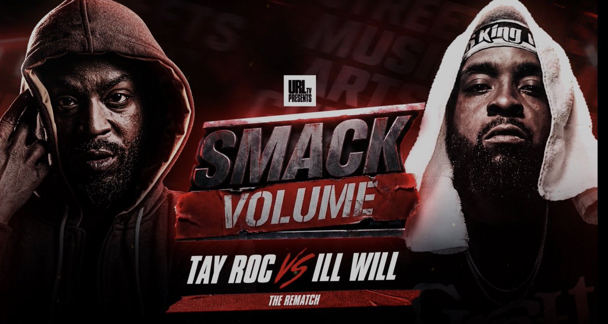 LTBRpodcast's tweet photo. BREAKING: @urltv announces Tay Roc vs ill Will the Rematch for Smack Volume 12🔥🔥

Will is back on URL 😤‼️ https://t.co/zwJsSDAkeO