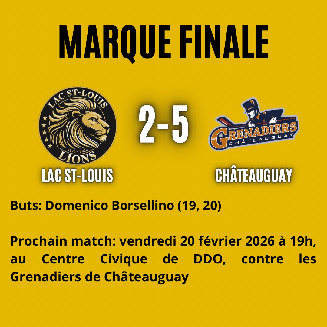 Lions Lac St-Louis M18 AAA tweet media