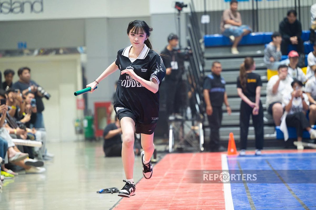 themarinist's tweet photo. ทำไมสวยจัง #YoghurtBNK48 #BNK48CGM48sportday2026 #BNK48CGM48GuardiansofGoddess #BNK48 https://t.co/W7VaWAhVMM
