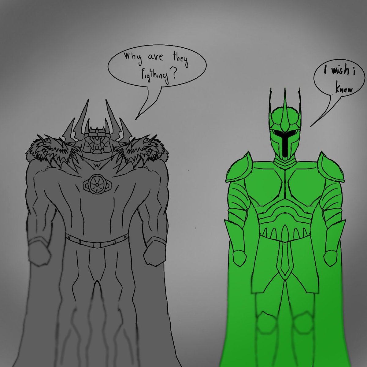 Azra vs Zyra. Zyra is <a href="/WitherX9696/">👑 WitherX96 ✨️</a> OC. #DigitalArt #SFW #SFWillustration #MonsterVerse