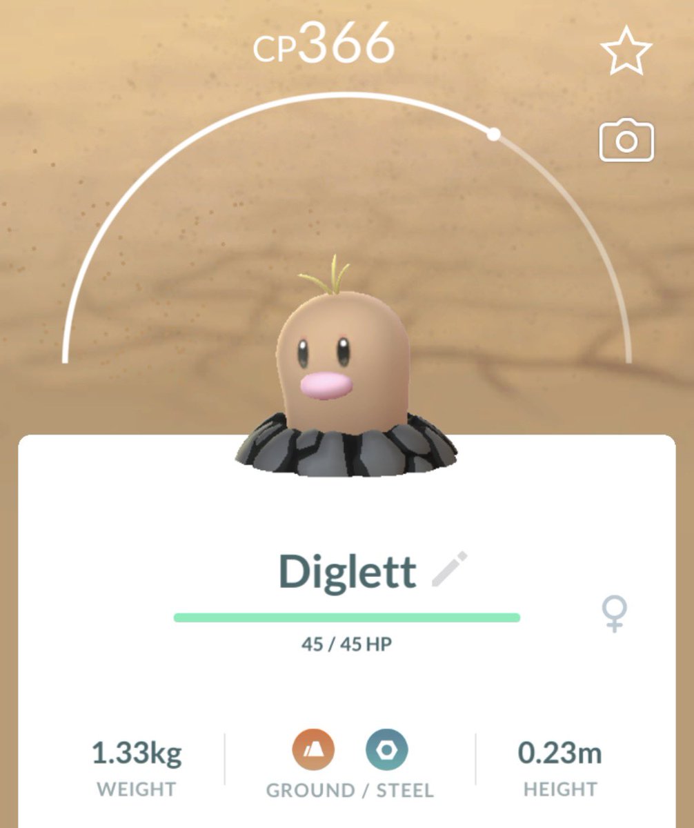 broboimation's tweet photo. what happened to alolan diglett in pokemon go 😭 why he got a big forehead https://t.co/GhxzapB8TJ
