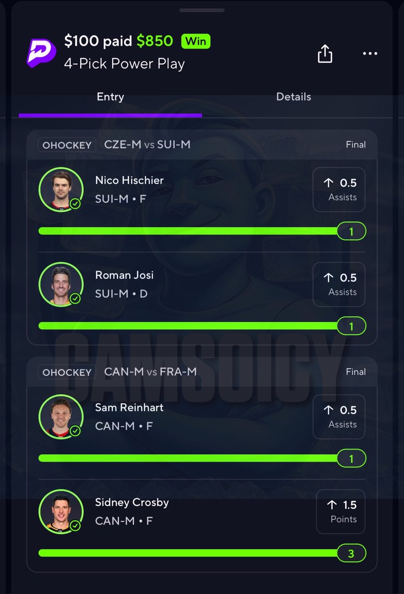 100 💚💬🔄 for another 10X Prizepicks baaaang

$100 —> $850🔥🔥

Come get the rest, 50% Off first 10 ppl⏳: dubclub.win/r/p/pri-nnqm6/…