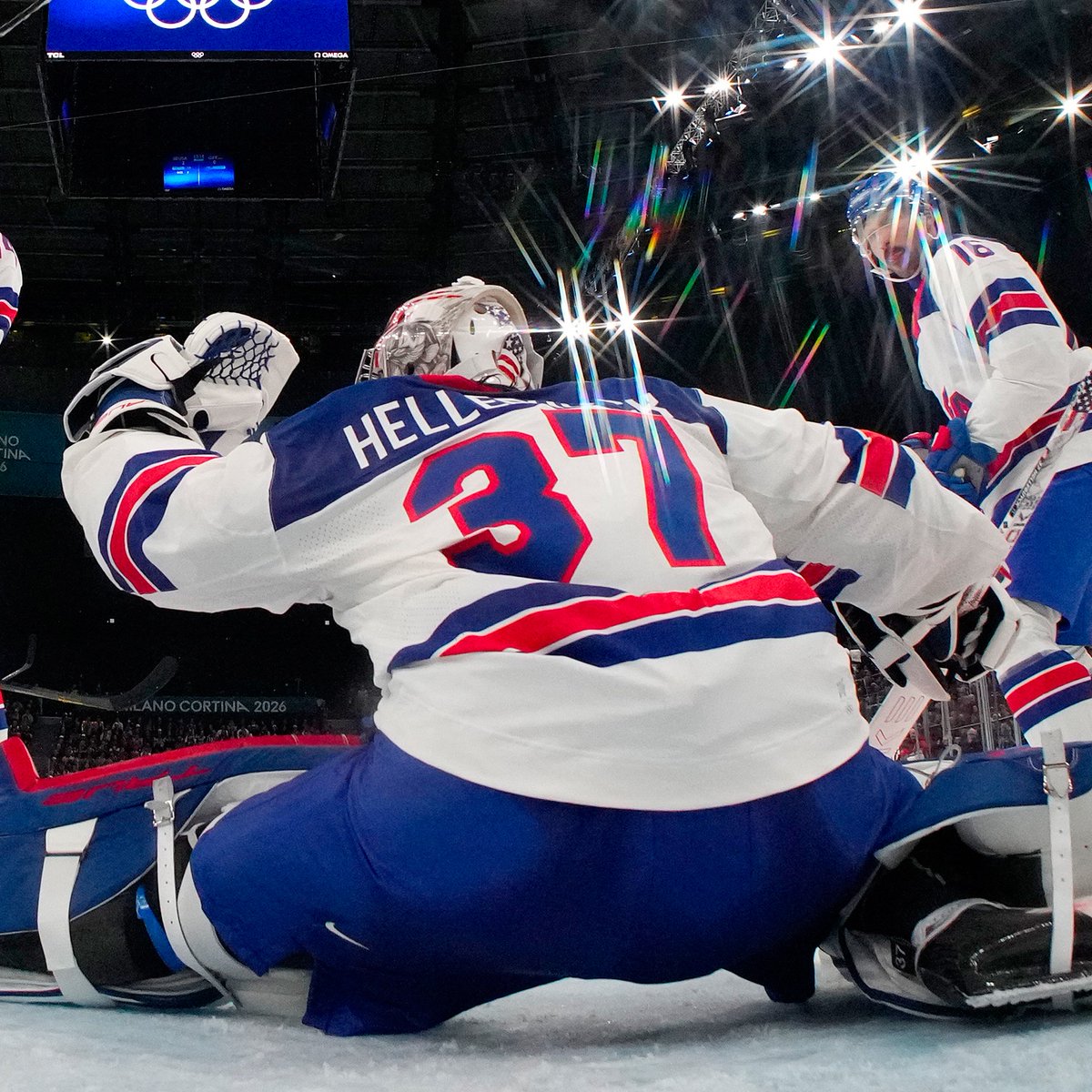 usahockey's tweet image. Playin' Free Bird all the way to the quarters 🦅 #WinterOlympics