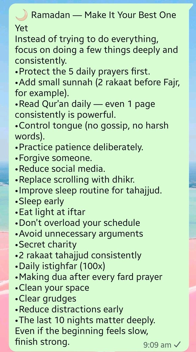 itskara2701's tweet photo. Ramadan Al-Mubarak 1447H.
3 hari lagi.
#ramadhan2026 https://t.co/ry96YfwpCX