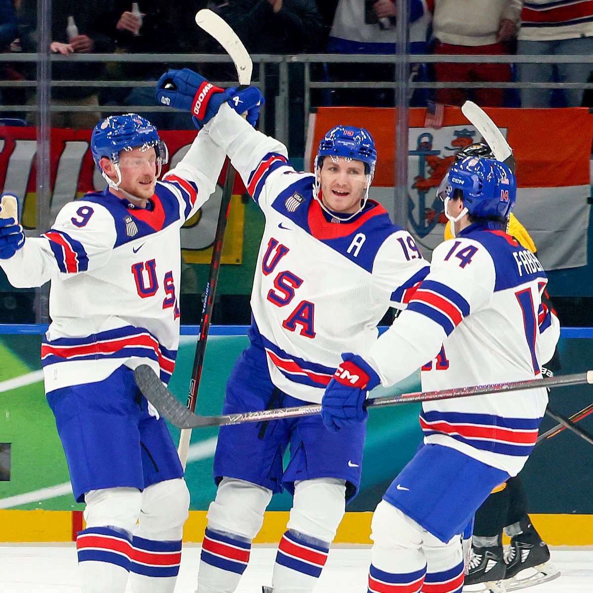 usahockey's tweet image. Playin' Free Bird all the way to the quarters 🦅 #WinterOlympics