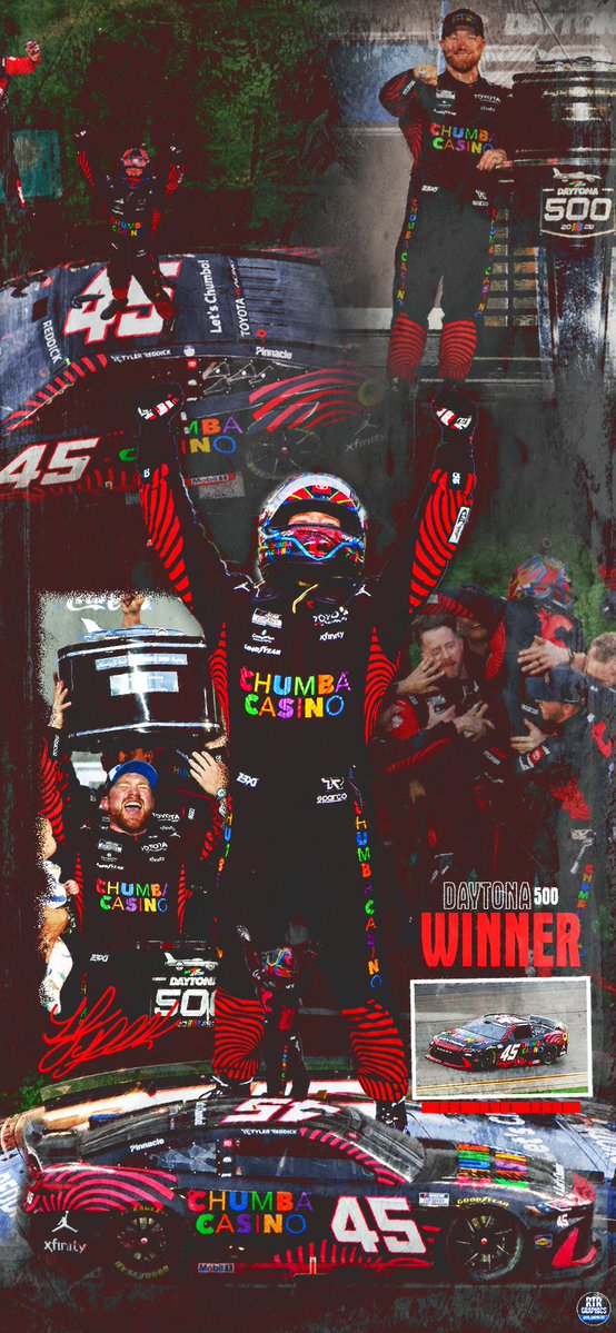 RTR_Graphics97's tweet image. Tyler Reddick Daytona 500 Win Graphics | @23XIRacing @ChumbaCasino @TylerReddick