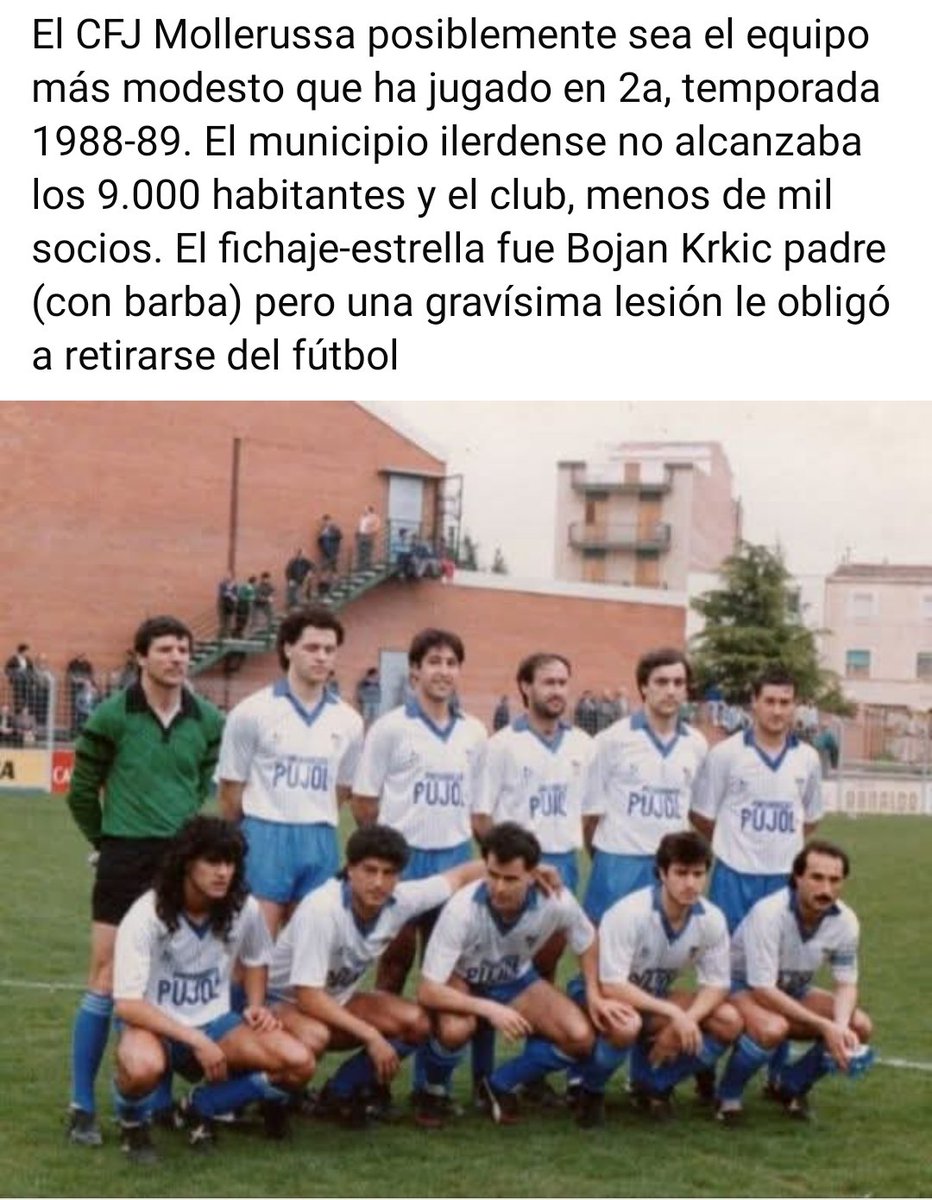 El mítico Mollerussa de la temporada 88/89. Seguí con interés para ver si superaba el record negativo de <a href="/racingferrolsad/">Racing Club Ferrol</a> 78/79 y lo superó, sólo logró 11 puntos y 3 victorias, en casa ante Barcelona Athletic y fuera en Lleida y Salamanca.