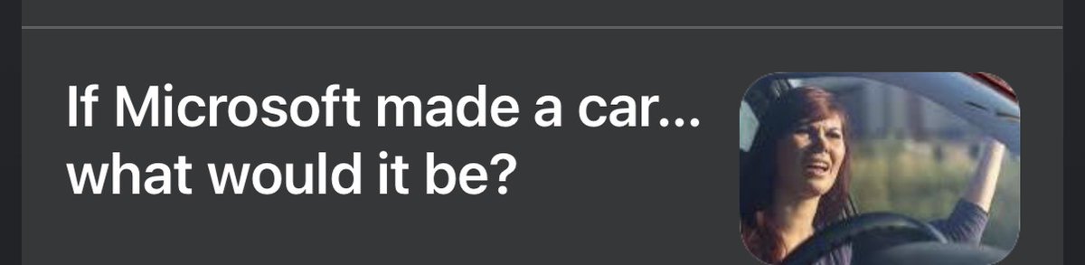 A car that would need a reboot/update while driving at 80 mph. My stationary, non-lethal PC can’t avoid rebooting during a 5 day AI training session so why would you trust it with a car?