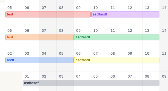 BirdseyeCal's tweet photo. A richer more clear color palette is coming to Birdseye. It's subtle but makes a difference when you have lots of focuses planned for a year https://t.co/MHumMQuknz