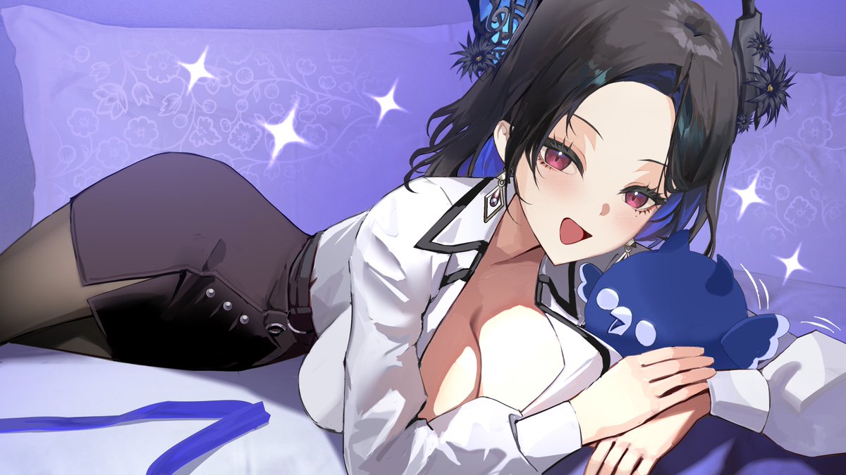 “︁Would you like to cuddle a bit?”︁ #RavenCrafts