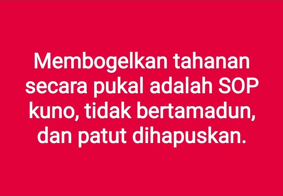 mohd_hamim's tweet photo. Agar YB Menteri @saifnasution reform sop polis supaya lebih mengangkat karamah insan. https://t.co/8XOtzPZYMF