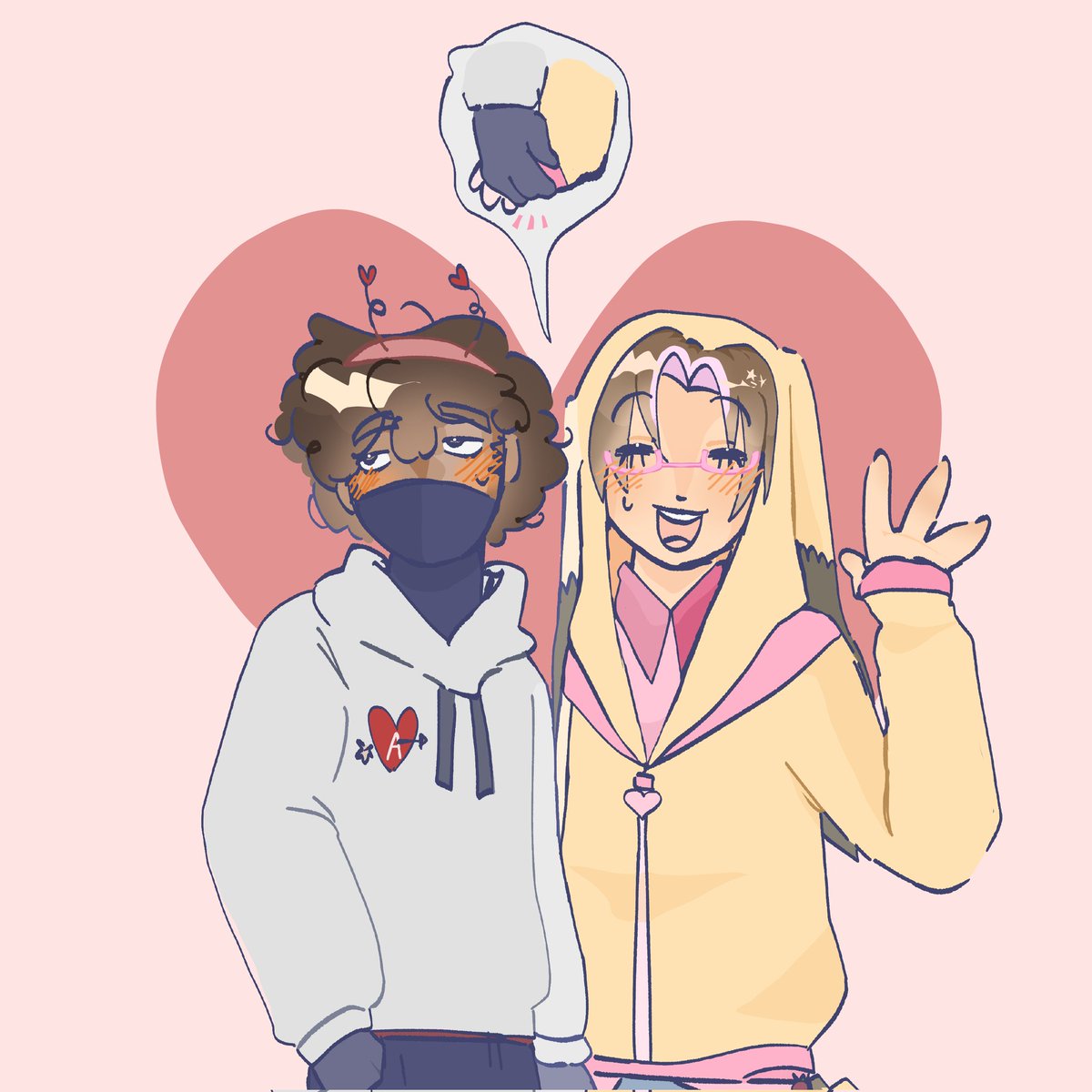 00_Duxxx's tweet photo. ⸸           #Soaquino  |  " ¿San Valentín raro? "

𐂯   。    Pequeño dibujo de San Valentín atrasado y también como auto-dibujo de cumpleaños. 

#Aquinofanart #SoarinngART #Soarinngfanart https://t.co/HWNJ2uDZu5