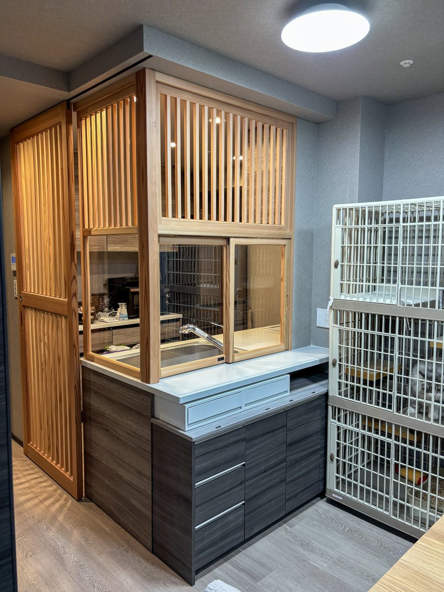 要望「猫が入れないキッチンにしたい」

←Before　After→