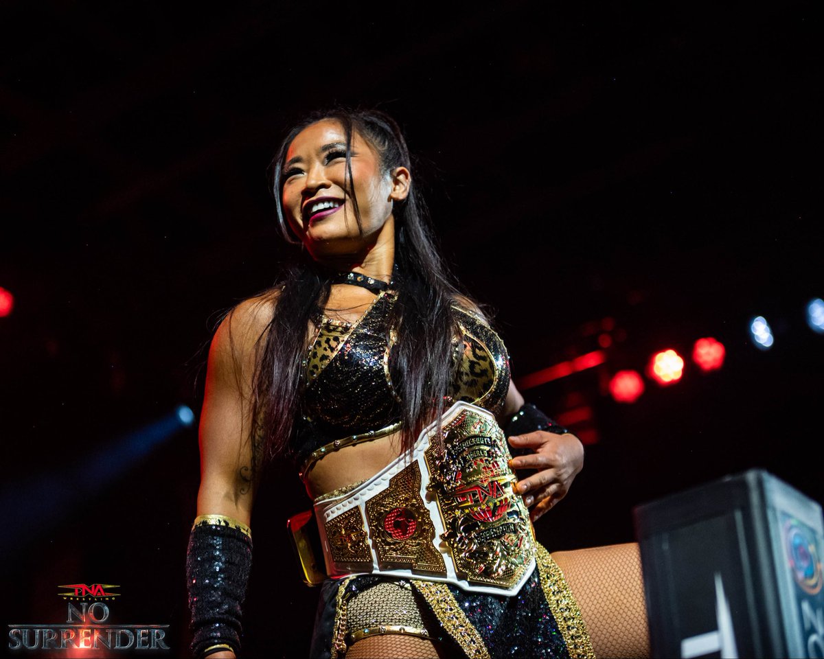 TheLeiYingLee's tweet image. Not the end.
Not even close.

I’m coming back for my title.

#NoSurrender #TNAWrestling