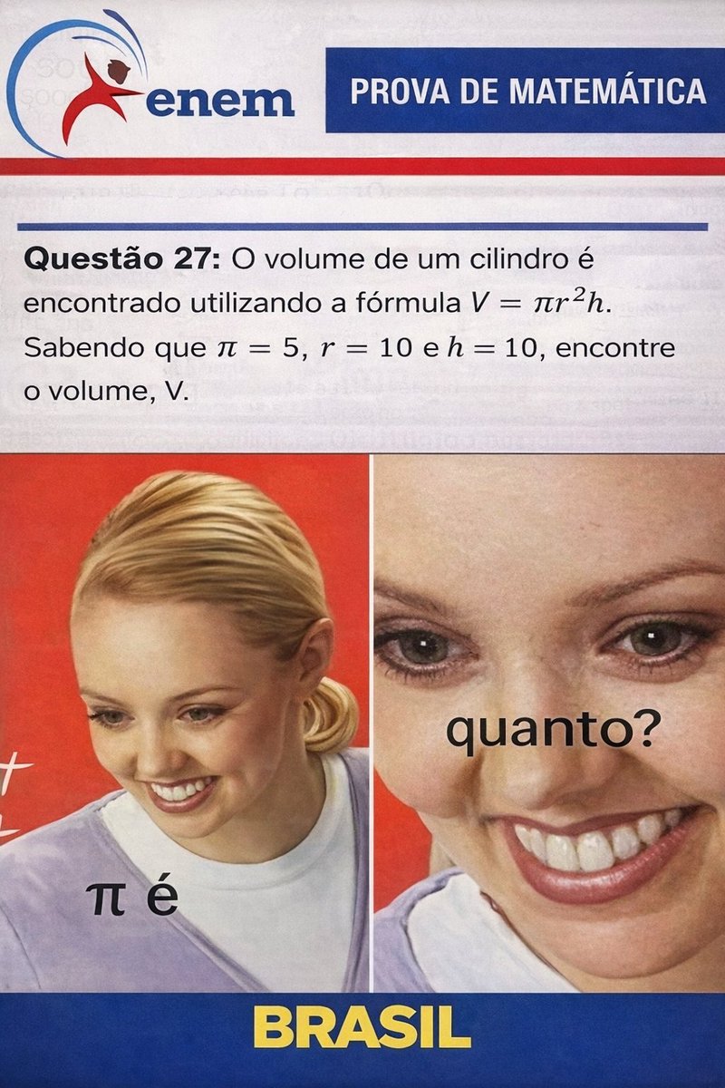 Não  é  possivel kkkkkkkkkkkkkkkk