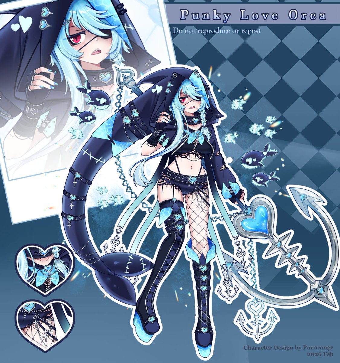 🩵Blue Valentines🩵

Kawai Tenshi Fox 🦊🩵
&amp;
Punky Love Orca 🦈🩵

info below⤵️