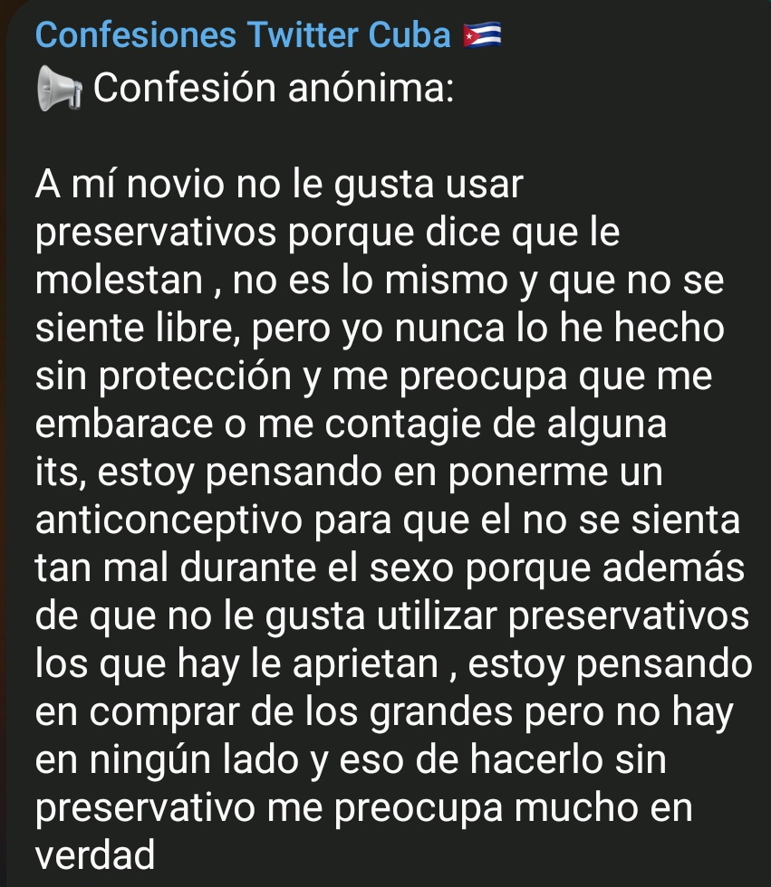 Confesiones Tuitel Cuba  tweet media