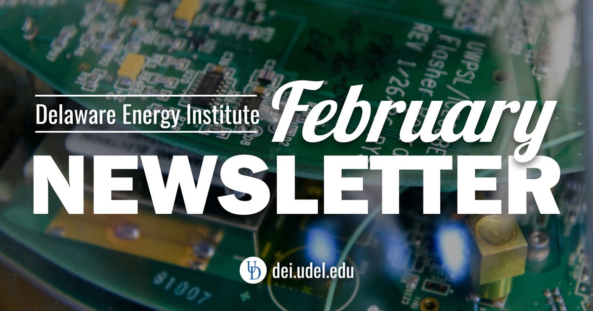 Delaware Energy Institute tweet media