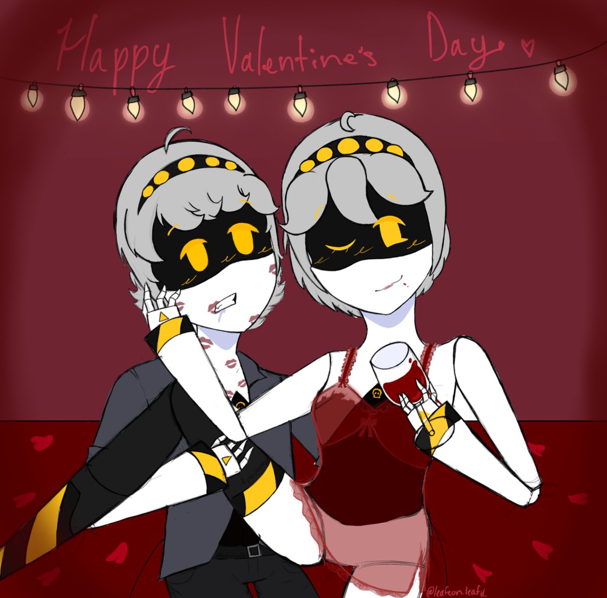 leafeonleafyy's tweet photo. Happy Late Valentine’s Day💛
#eNVy #murderdronestwt #murdedrronesN #murderdronesv #NxV #ValentinesDay2026 #art https://t.co/GDE3JwpnxP