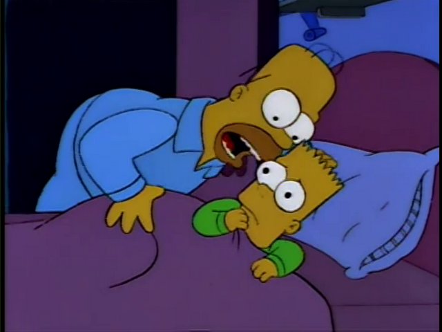 "Bart, I don't want to alarm you but they may be trying to build a prison, or prisons for you and me to live in!"