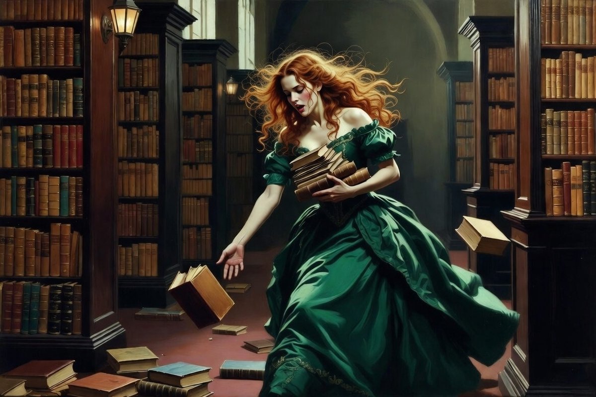 𝑻𝒉𝒆 𝒂𝒓𝒕 𝒐𝒇 𝒍𝒊𝒃𝒓𝒂𝒓𝒚 𝒎𝒊𝒔𝒉𝒂𝒑𝒔:
Reading is my cardio. Picking them up is the cool-down. My lack of coordination is a type of art.

Dropping newly-purchased, mint condition hardcover books is not a new thing for a klutz like me, but it never gets less frustrating