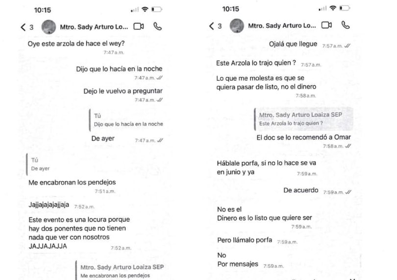 🔴  EXTORSIÓN Y ABUSO DE PODER DESDE LA SEP

Trabajadores de la SEP (<a href="/SEP_mx/">SEP México</a> ) denuncian que en la Dirección General de Materiales Educativos, encabezada por Marx Arriaga, y bajo el entonces director de Desarrollo e Innovación, Sady Arturo Loaiza, les exigían hasta 38 mil pesos