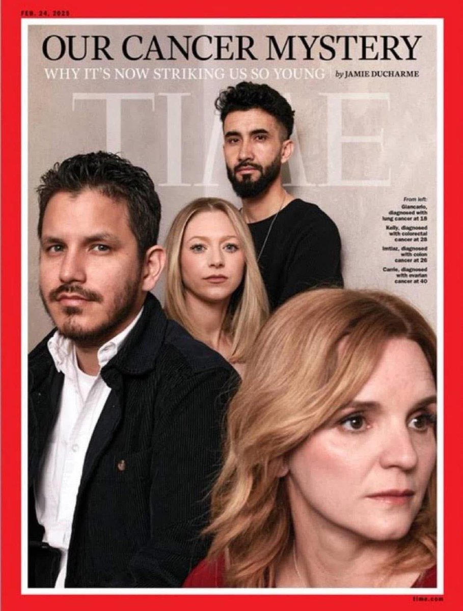 toobaffled's tweet image. New Time Cover. No, it’s not a mystery at all! 
There is a strong correlation between people who took the COVID jab and fast-acting cancers, especially in younger people.. the more boosters, the higher the chance. 
But pride, stupidity, and ignorance keep the blinders on and so…