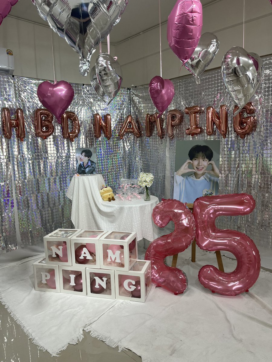 tonpaiiZqY's tweet photo. เมื่อวานแวะไปเติมนำ้ปิงมา น่ารักมากก 
#NampingShining25Birthday
#nampingster https://t.co/CJ7TQyUfM2