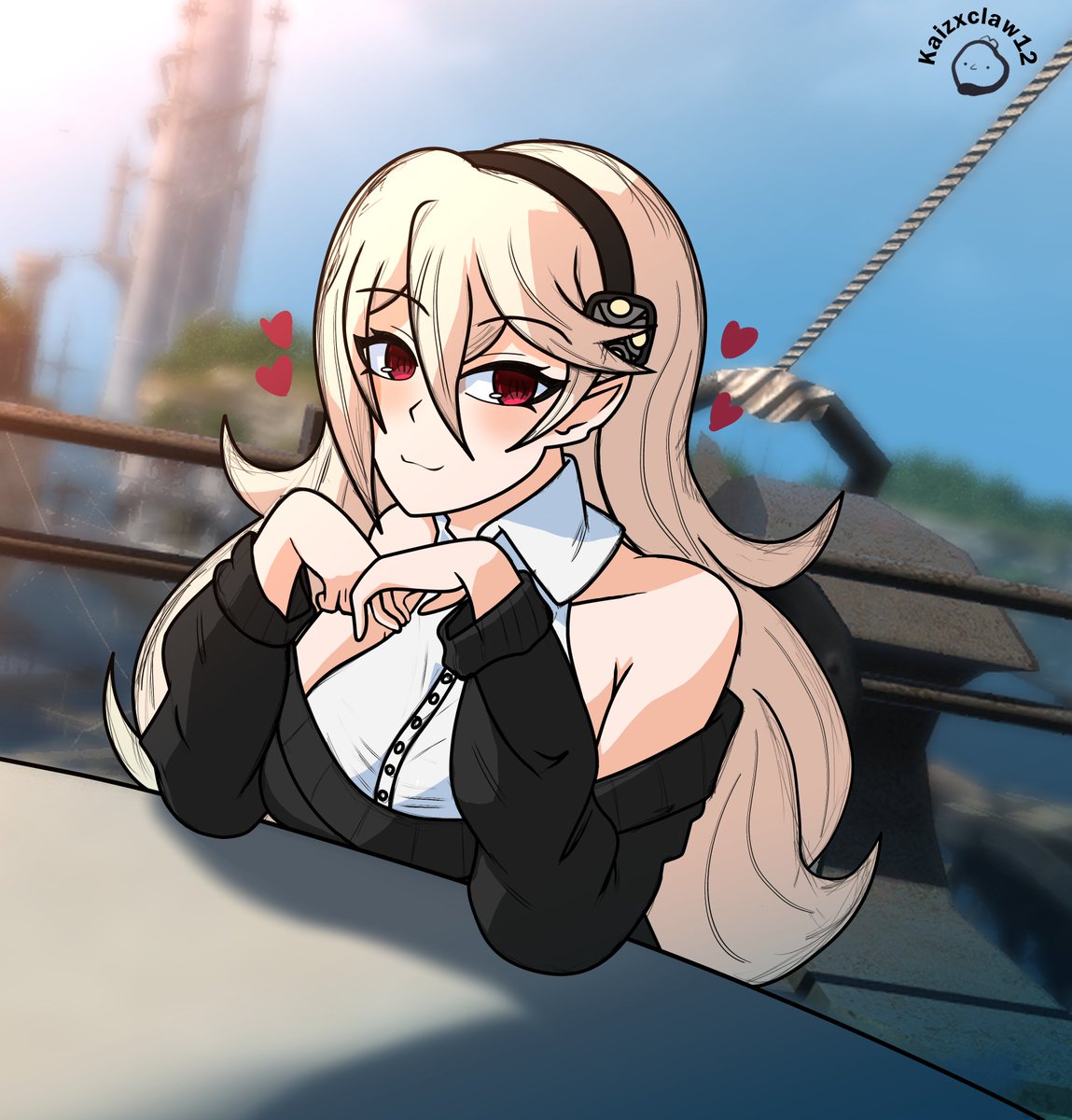 A casual Corrin from Fire Emblem Fates. 
Had this mostly done earlier this month but forgot to finish it. Another overdue request from fall, but at least she got a glow up from the last time I drew her.
#FireEmblem #FireEmblemFates