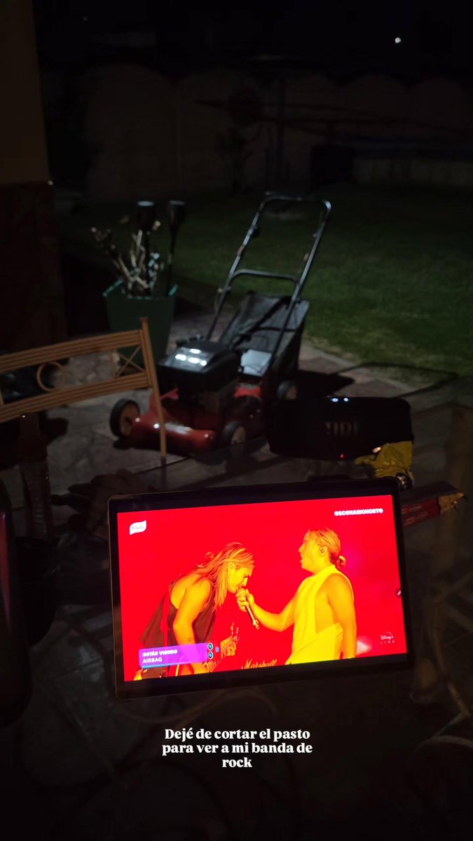 Tiziii_log's tweet photo. Deje de cortar el pasto, para ver a los pibes en el Cosquín Rock @Cosquin_Rock 
Prioridades 💁‍♀️
@GuidoAIRBAG @AIRBAGoficial @GastonSardelli https://t.co/Ci8JRnVJeS