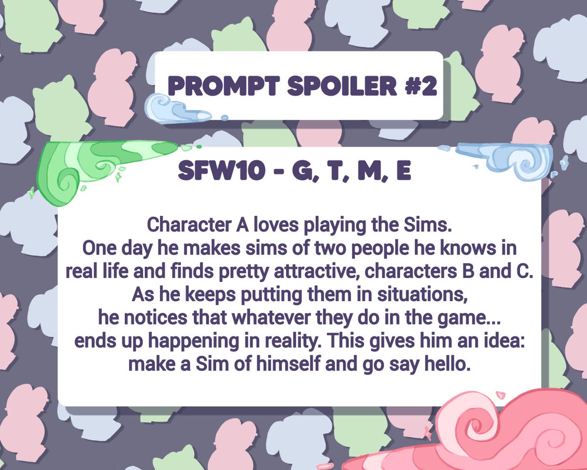 Prompt Spoiler #2
☁️✨️ SFW10