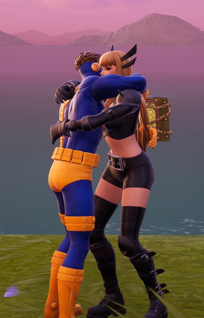 janeluve_'s tweet image. MAGIK AND HER BROTHER IN FORTNITE