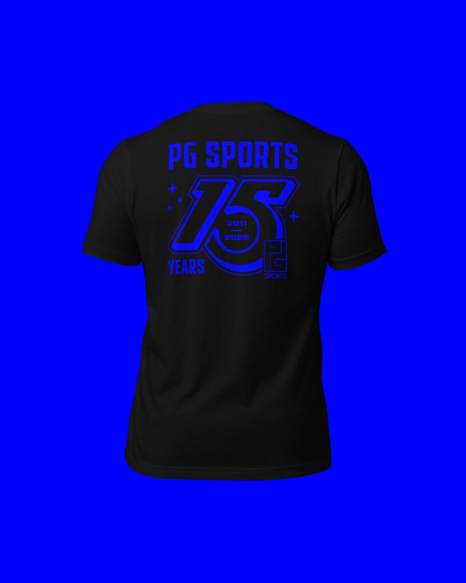 PGSports's tweet photo. 🚨 #PG15 Year T-Shirt, Available Now! 🔥
👕 ➡️ https://t.co/bALY6kTKPu https://t.co/857W1VRoNT