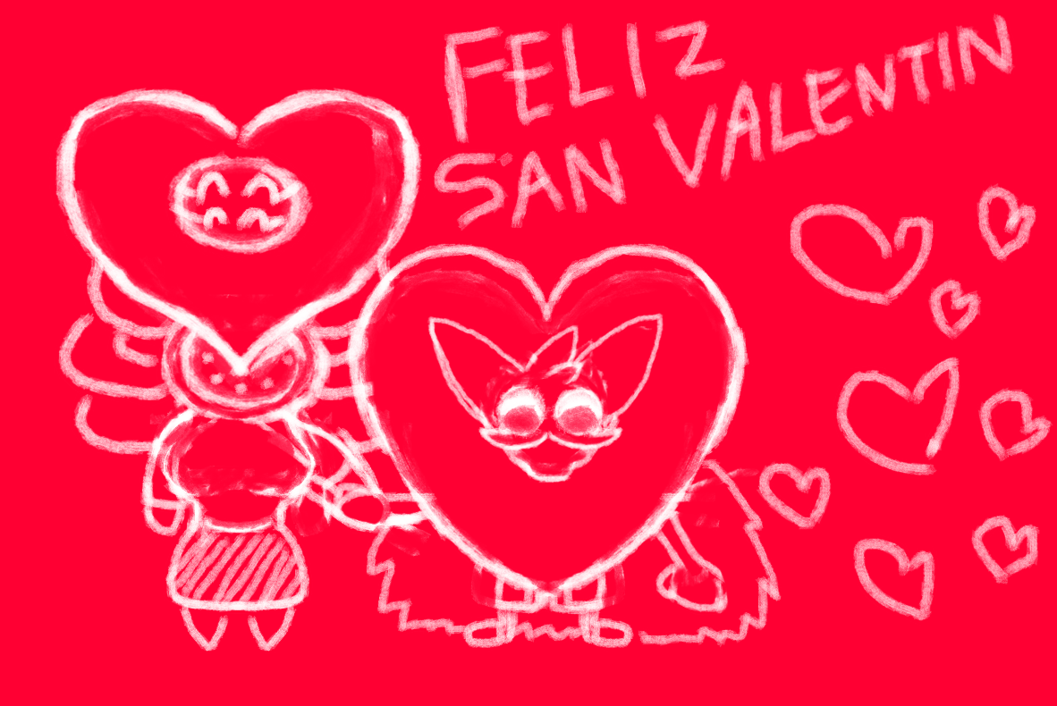 Feli san valentin papus, algo tarde xd, espero la hayan pasado bonito #OPA #OlvidadosPorAndromeda