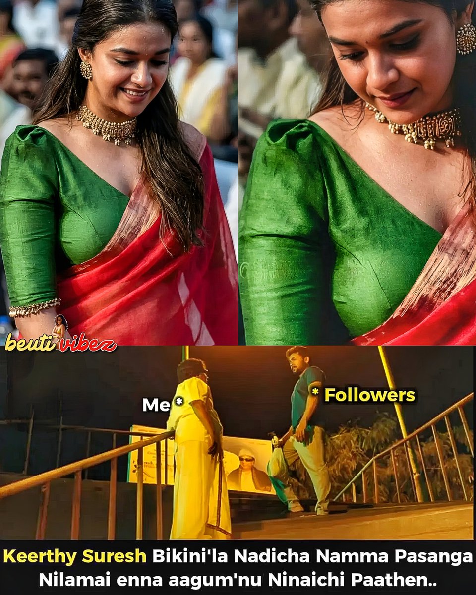 auntivibz's tweet photo. Kozhuk mozhuk keerthy suresh back 🤩🔥
#keerthysuresh #keer https://t.co/USUoumnKTP