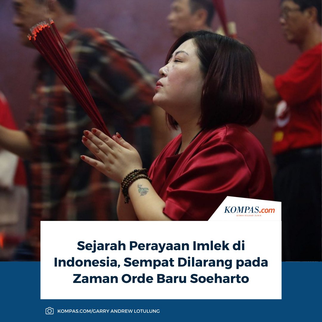 kompascom's tweet photo. Pada 6 Desember 1967, Soeharto mengeluarkan Instruksi Presiden Nomor 14 Tahun 1967 tentang pembatasan agama, kepercayaan, dan adat istiadat China. Seluruh upacara keagamaan dan budaya Tionghoa hanya boleh dilakukan dalam lingkungan keluarga dan ruang tertutup. Perayaan Imlek tidak boleh dilakukan secara terbuka di ruang publik.

Baca selengkapnya: https://t.co/oFUYhwgDAE.

~SN #Imlek #SejarahImlek #OrdeBaru #Soeharto