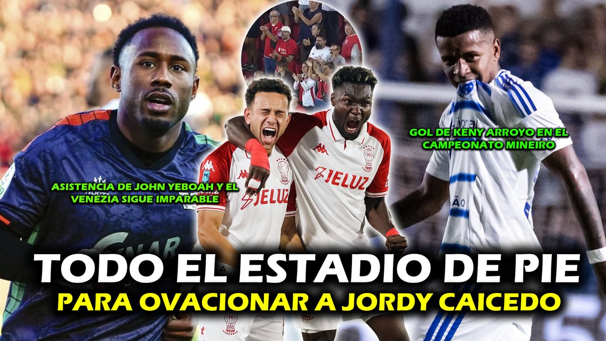 ¡TODO EL ESTADIO OVACIONÓ A JORDY CAICEDO!

MIRA EL NUEVO VIDEO AQUÍ: youtube.com/watch?v=0T2q92…