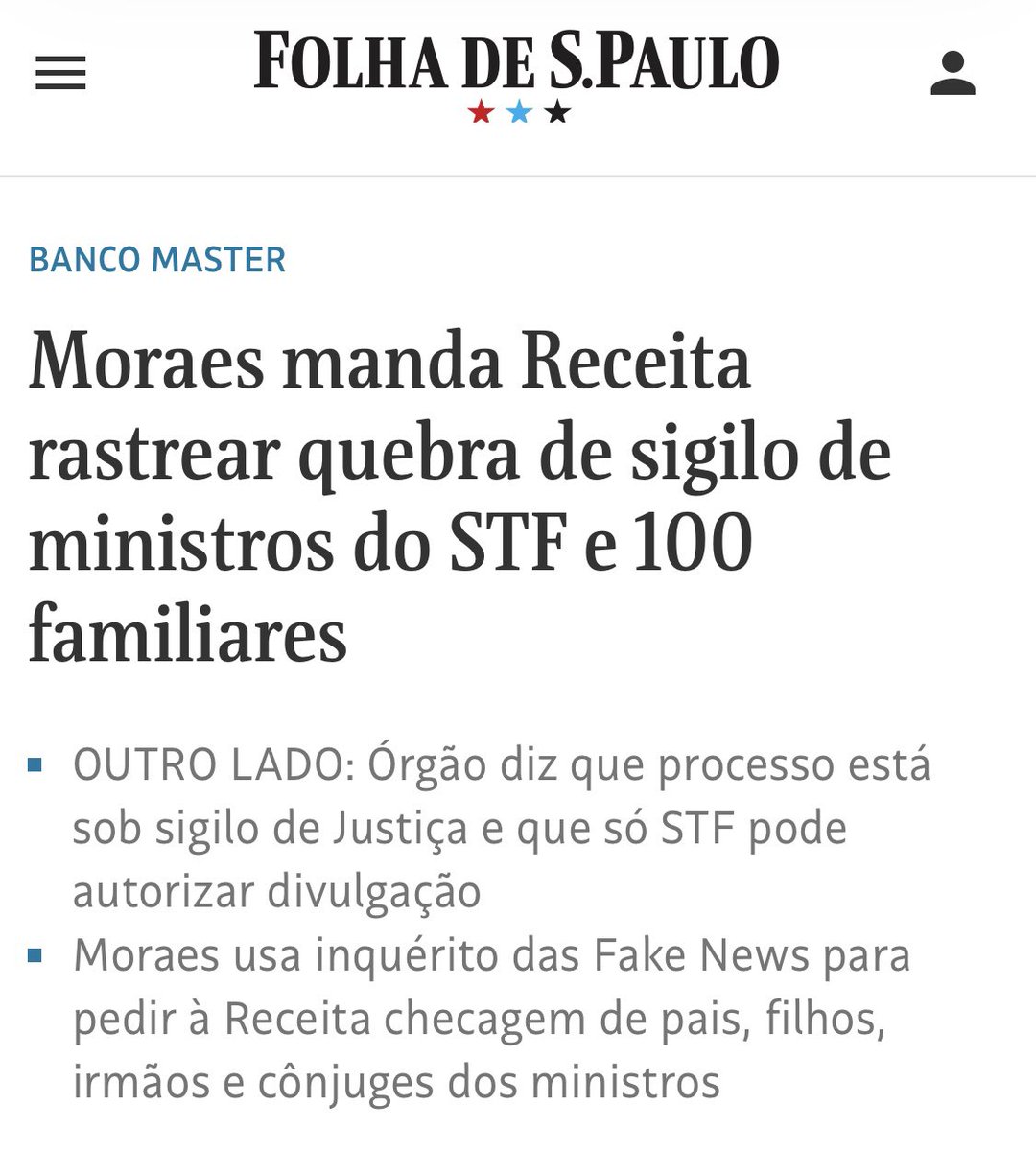 Moraes vai para cima de seus pares! 

Chegou a vez do STF!