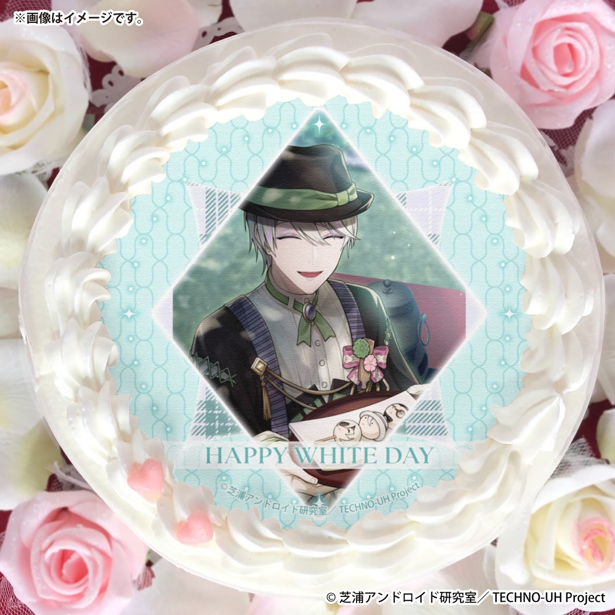 happypriroll's tweet photo. 『テクノロイド ユニゾンハート』
ホワイトデーケーキ＆マカロン2026ご予約受付開始✨

「STAND-ALONE」「メカニカメタリカ」「機関紳士」メンバーのスイーツを
バレンタインのお返しやご褒美にいかがでしょうか♪

特典缶バッジ付きでお届け🎁

詳細⇨https://t.co/TtcXNdPYgf

#テクユニ https://t.co/zOZcBAULQ9