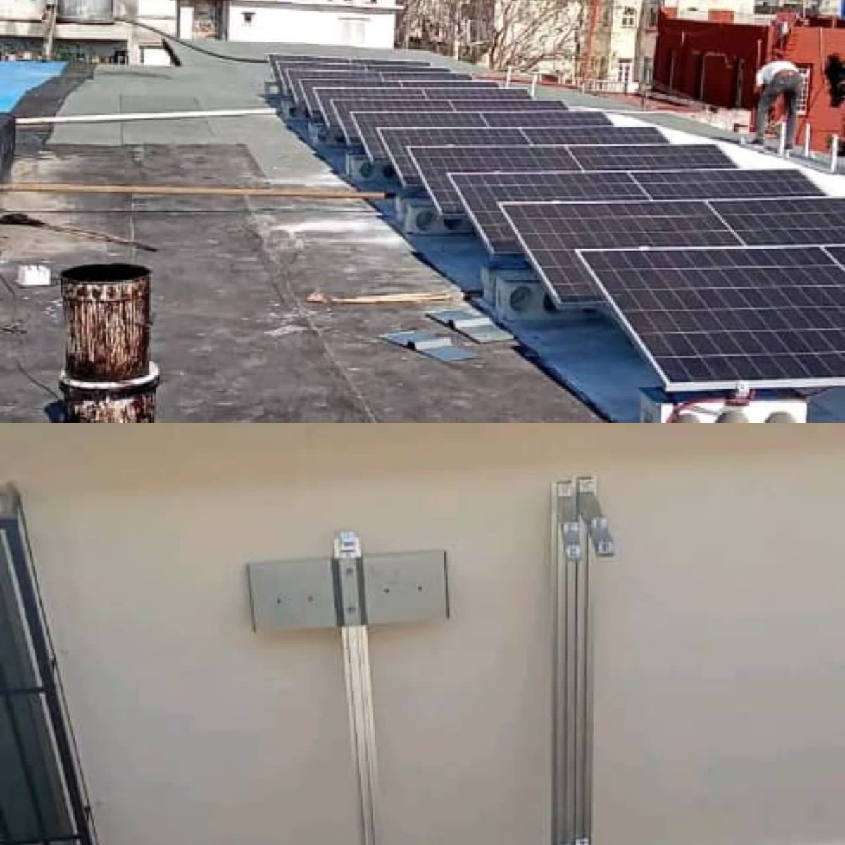 Se trabaja en la instalación de paneles solares en los servicios de urgencias  del Policlinico Universitario Abelardo Ramírez Márquez , del municipio Plaza de la Revolución.
#LaHabanaViveEnMí