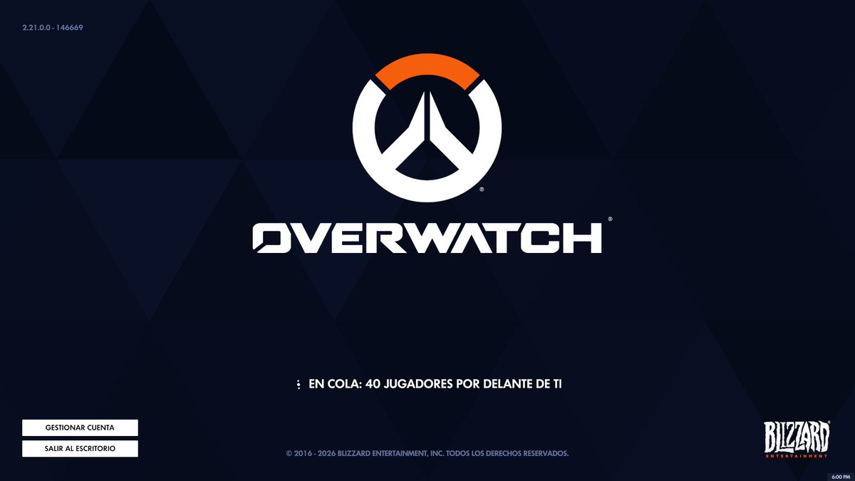 Mi rangooo
No me dejan ser feliiiz #Overwatch arregla tus servidores 😭😭😭