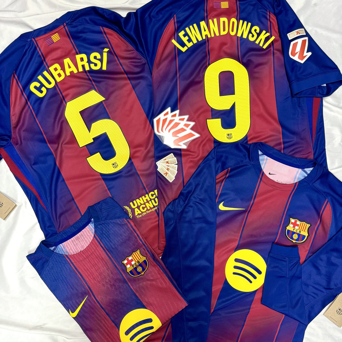 fcFA OPEN 11:00-18:00 🇪🇸 #FCバルセロナ 🆕✨ネームナンバー再入荷